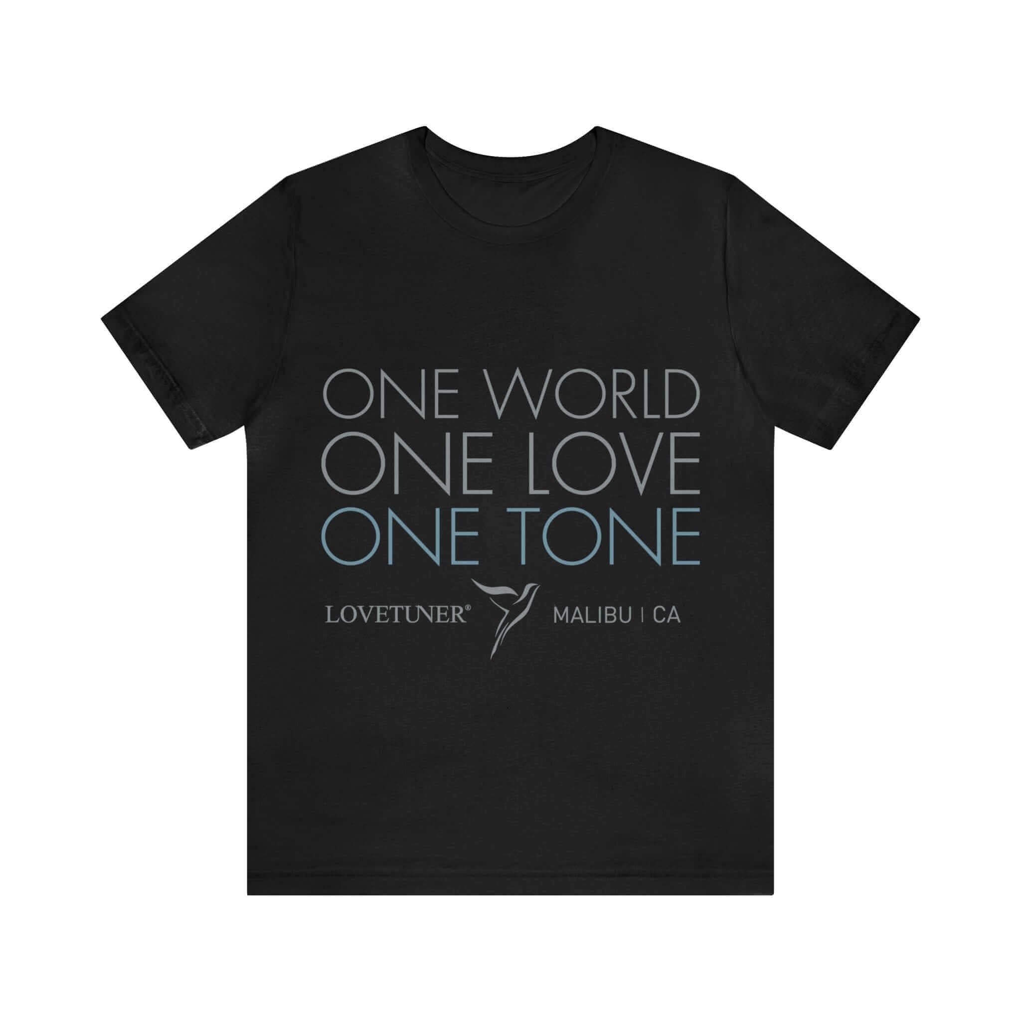 Lovetuner Unisex One Love One World One Tone T-Shirt